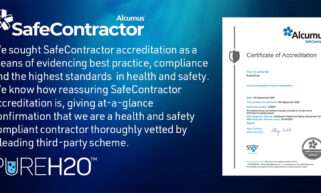 PureH2O Ltd is SafeContractor accredited