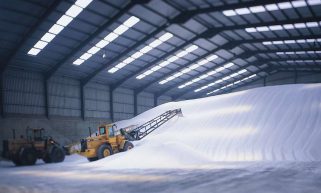 Phosphate is used on an industrial scale.