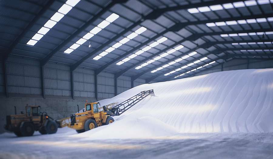 Phosphate is used on an industrial scale.