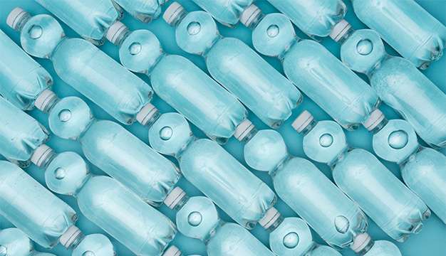 pattern-with-plastic-water-bottles Reduce plastic bottle waste