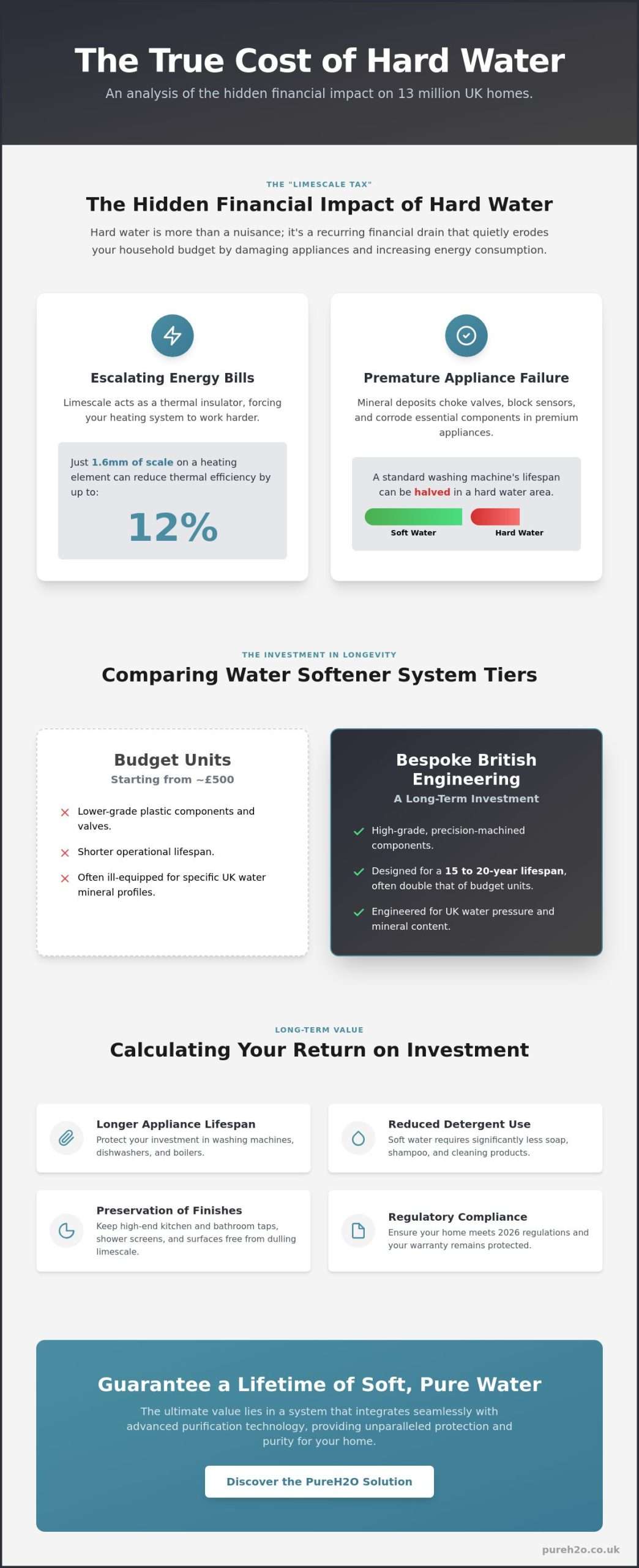 The Real Cost of Water Softeners in the UK: A 2026 Price and Value Guide