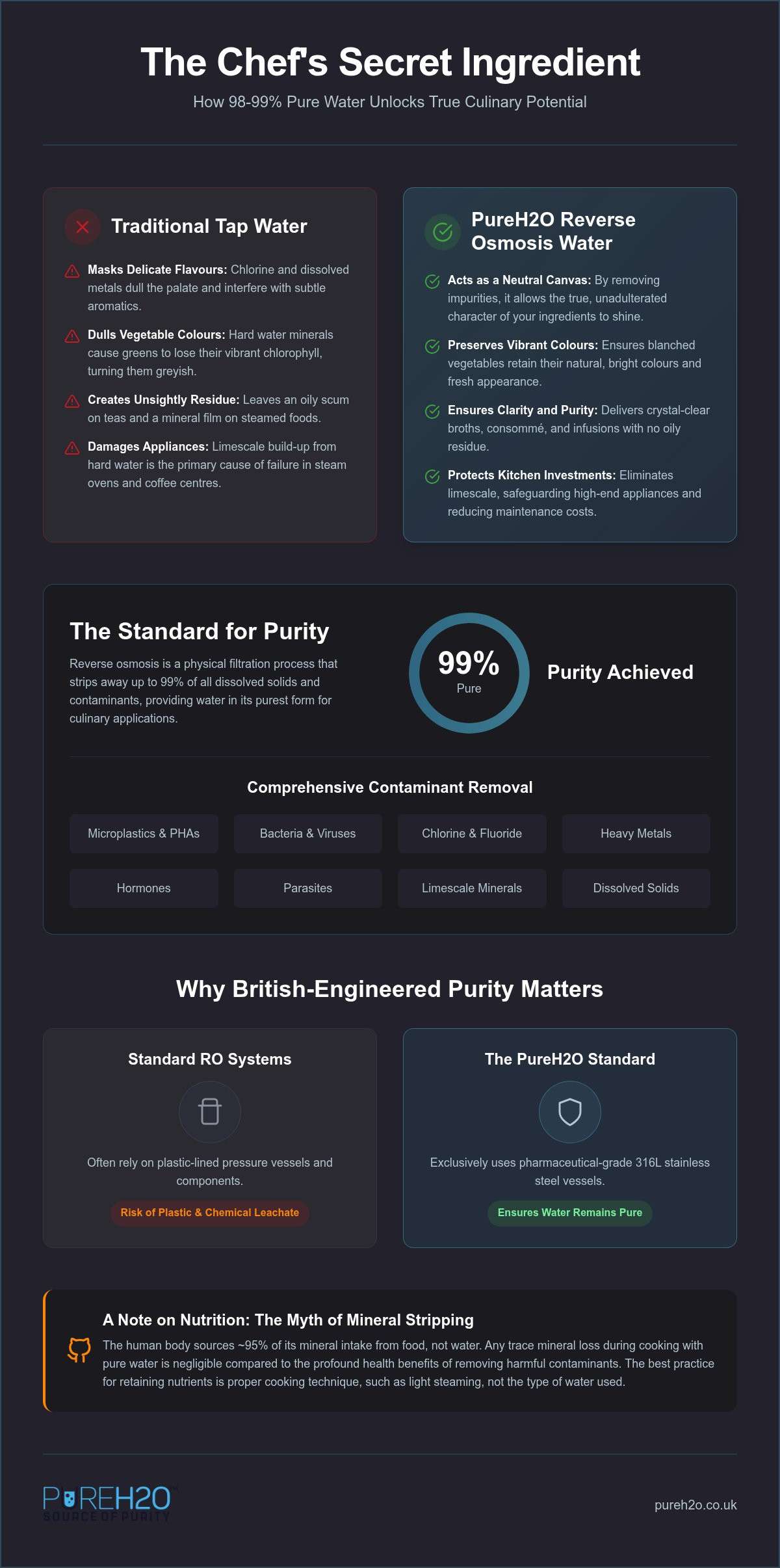 The Culinary Case for Purity: Benefits of Reverse Osmosis for Cooking